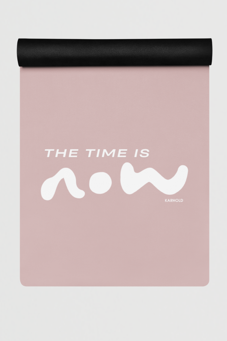 NOW O'CLOCK yoga-mat (Pink)