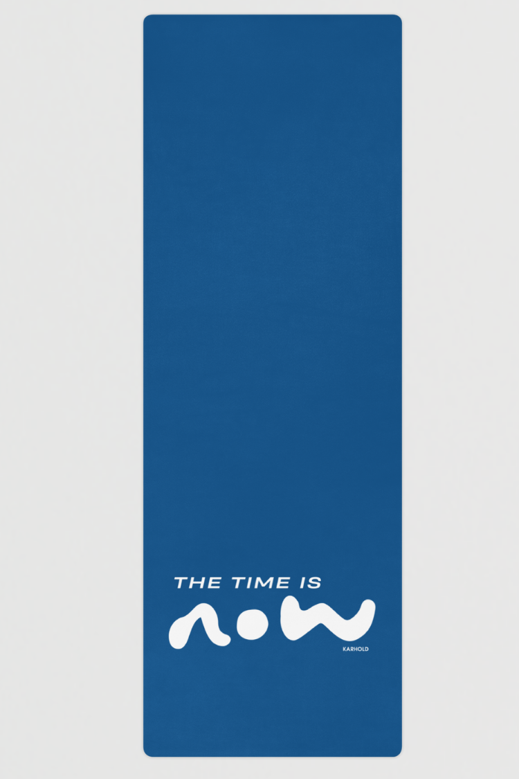NOW O'CLOCK yoga-mat (Blue)