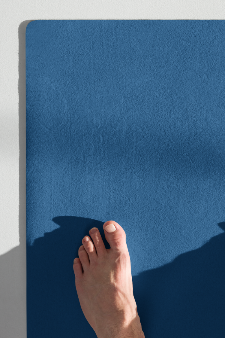 NOW O'CLOCK yoga-mat (Blue)