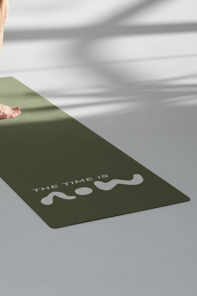 NOW O'CLOCK yoga-mat (Olive)