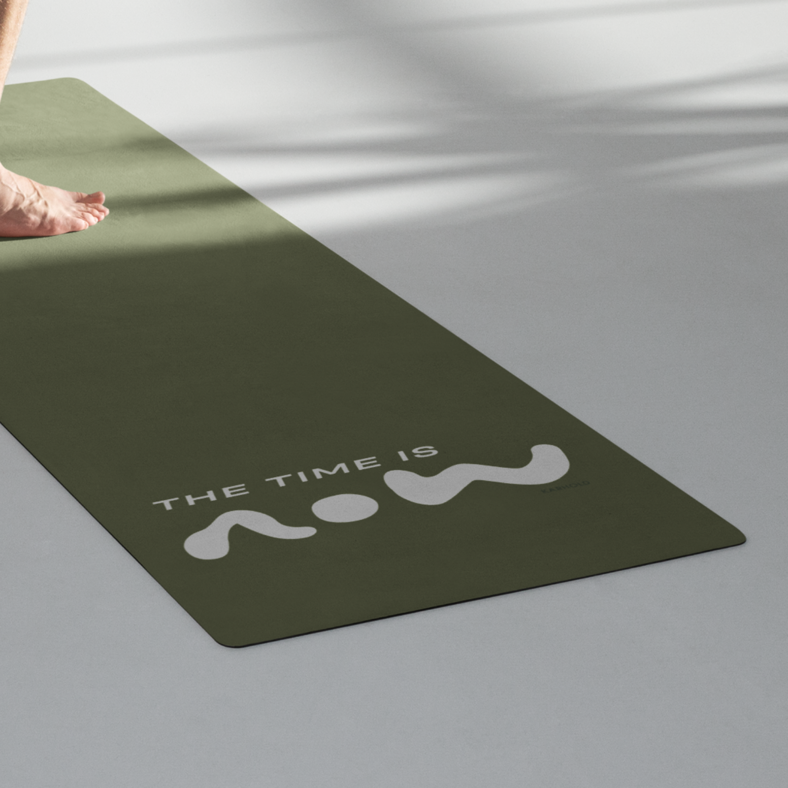 NOW O'CLOCK yoga-mat (Olive)