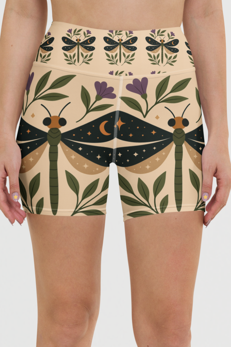 DRAGONFLY yoga-shorts