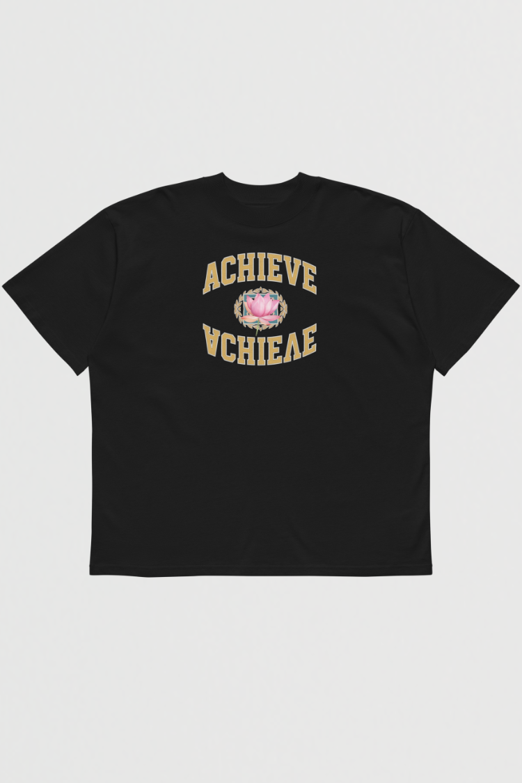 ACHIEVE oversized unisex tee