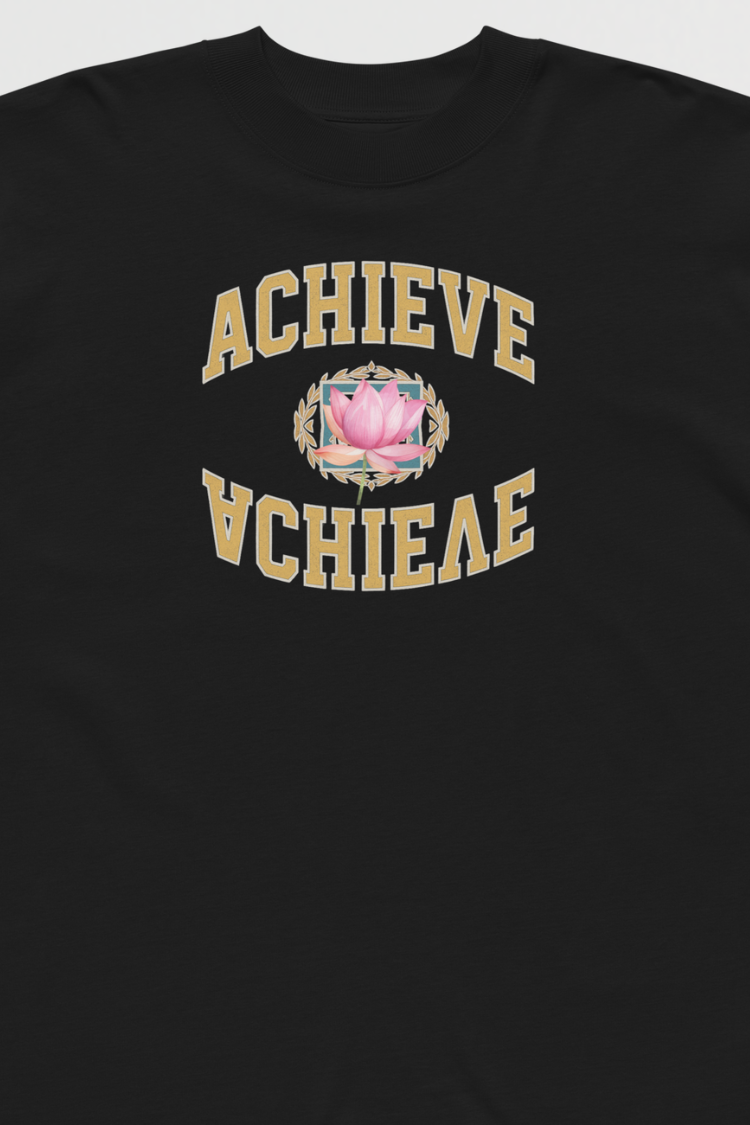 ACHIEVE oversized unisex tee