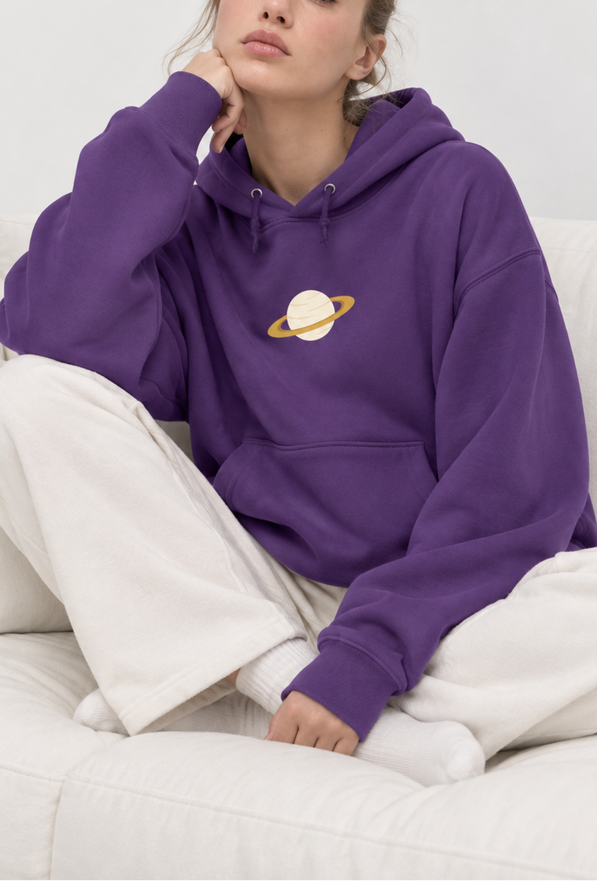  เสื้อฮู้ดดี้ SATURN RELM (ยูนิเซ็กซ์)